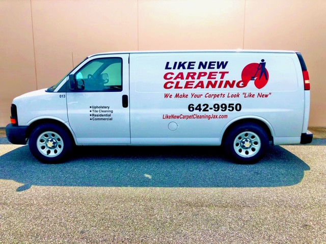 Carpet Cleaning” company van